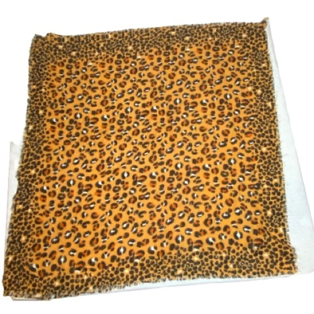 Zara accessories leopard print scarf size 32” X 31”